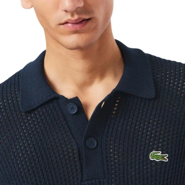 LACOSTE Knitted Polo Shirt-3