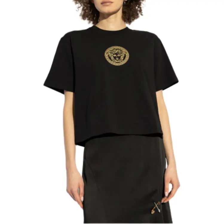 VERSACE Medusa Printed Crewneck T Shirt-2