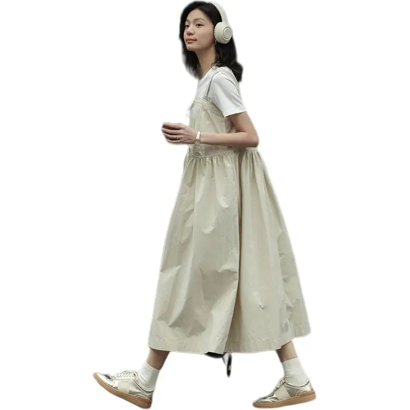 【dme】 Sleeveless Dress Women's Light Pea Green-5