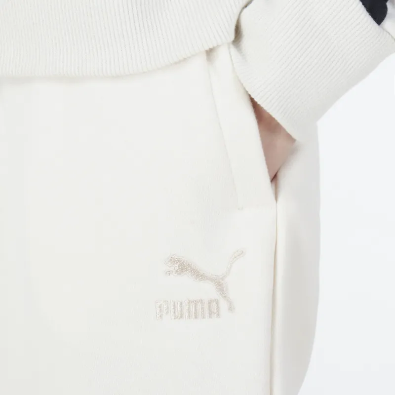PUMA Knitted Sweatpants Women's White-4