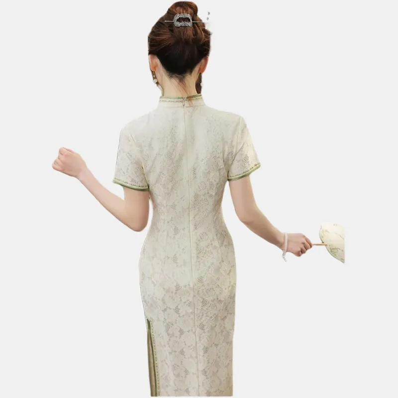 Red Colored Clothes Cheongsam Women's Charming Jiangnan-0