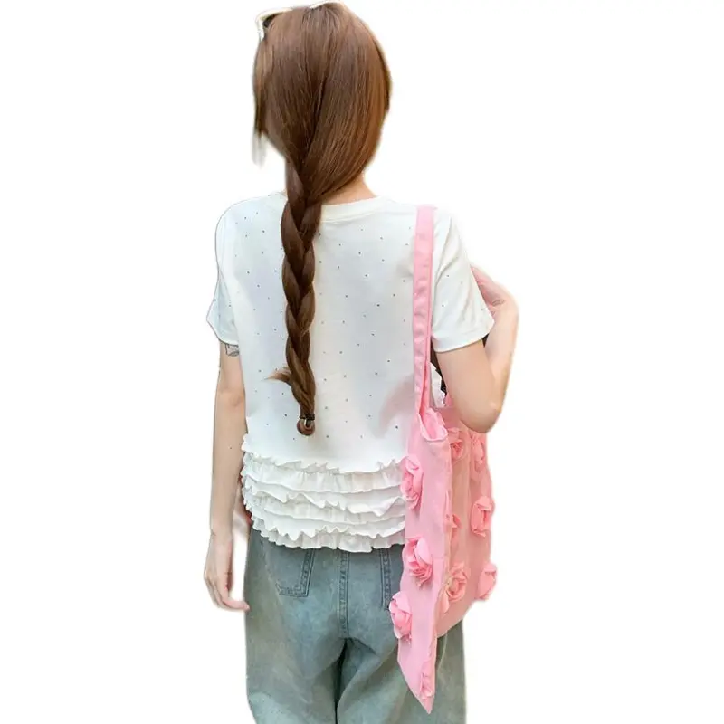 Flowers In Water T Shirt Women's-1
