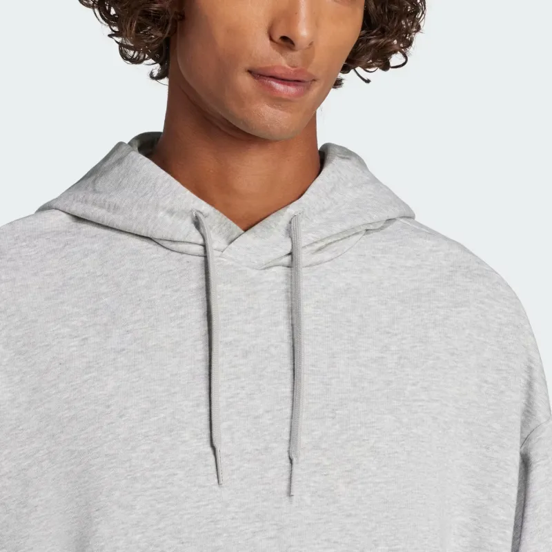 Adidas Free Shipping With AdiClub Essentials Loose Fit 3 Bar Logo French Terry Hoodie-4