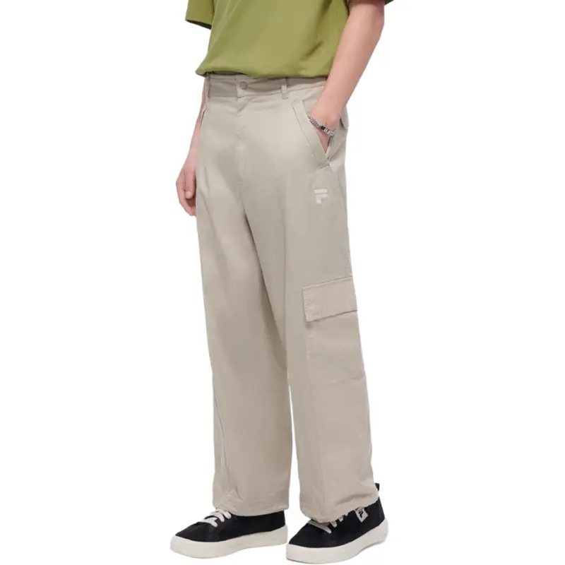 FILA FUSION FILA FUSION INLINE Casual Pants Men's Feather Gray-4