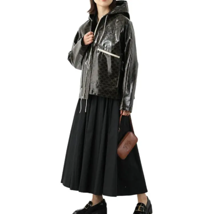 CELINE FW22 Jackets Coats Women's Coffee-3