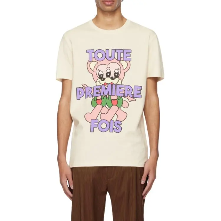 EGONLAB. Graphic print Cotton T shirt-2