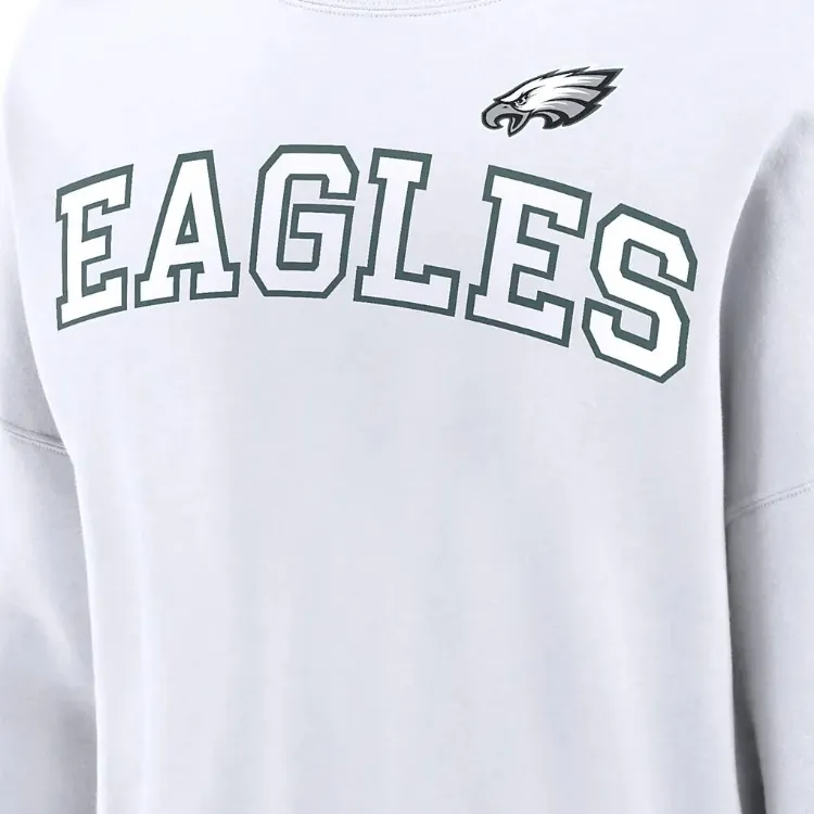 Nike NFL FW24 Philadelphia Eagles Sweatshirt Women's White-3