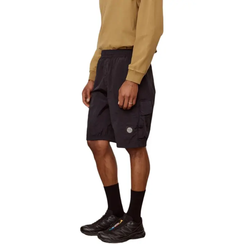 STONE ISLAND Casual Shorts Men's Black-3