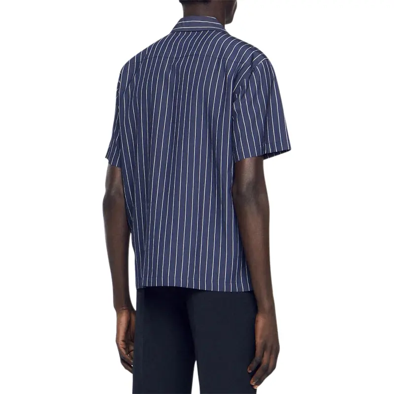 Sandro Shirts Men Blue-4