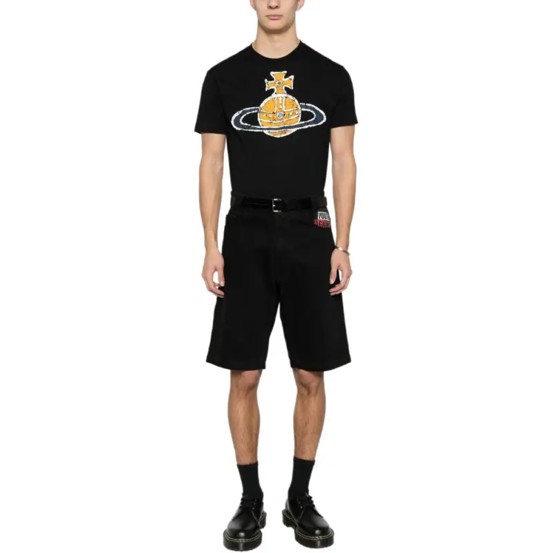 Vivienne Westwood Orb Printed Crewneck T Shirt-1