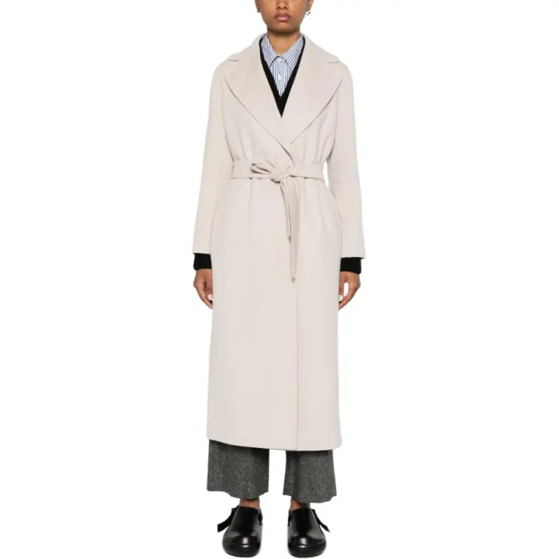 MaxMara Poldo Straight Hem Belted Coat-1