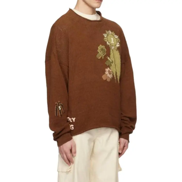 Story Mfg Knitwear Men Brown-2