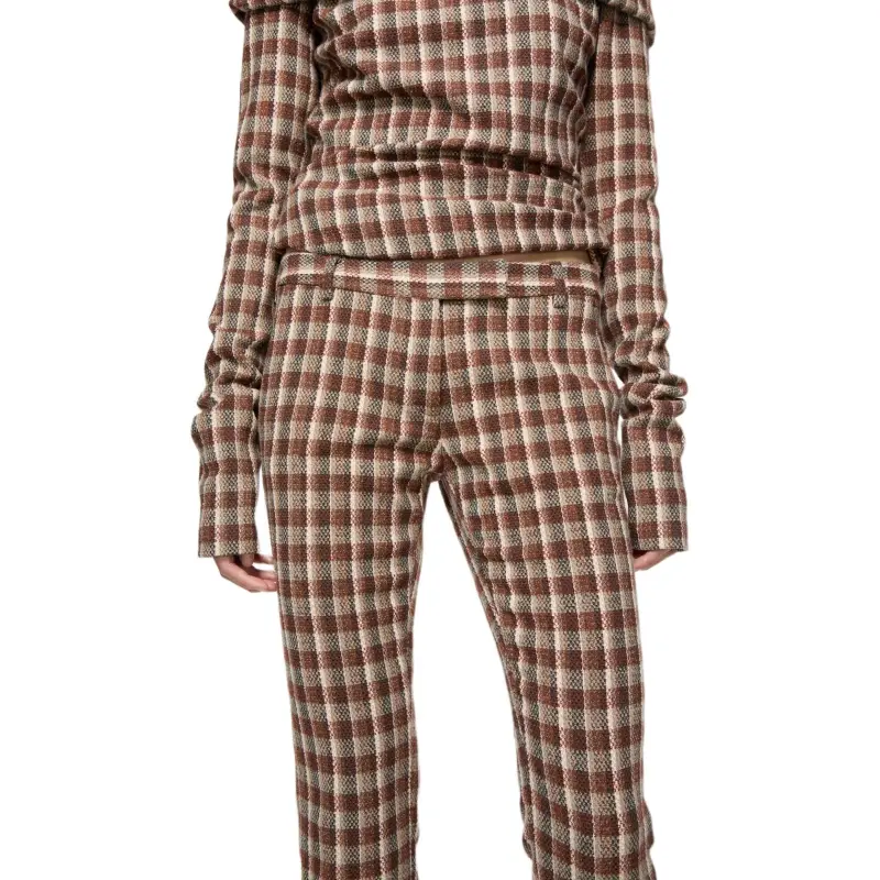 Acne Studios High Neckline Checked Blouse-4