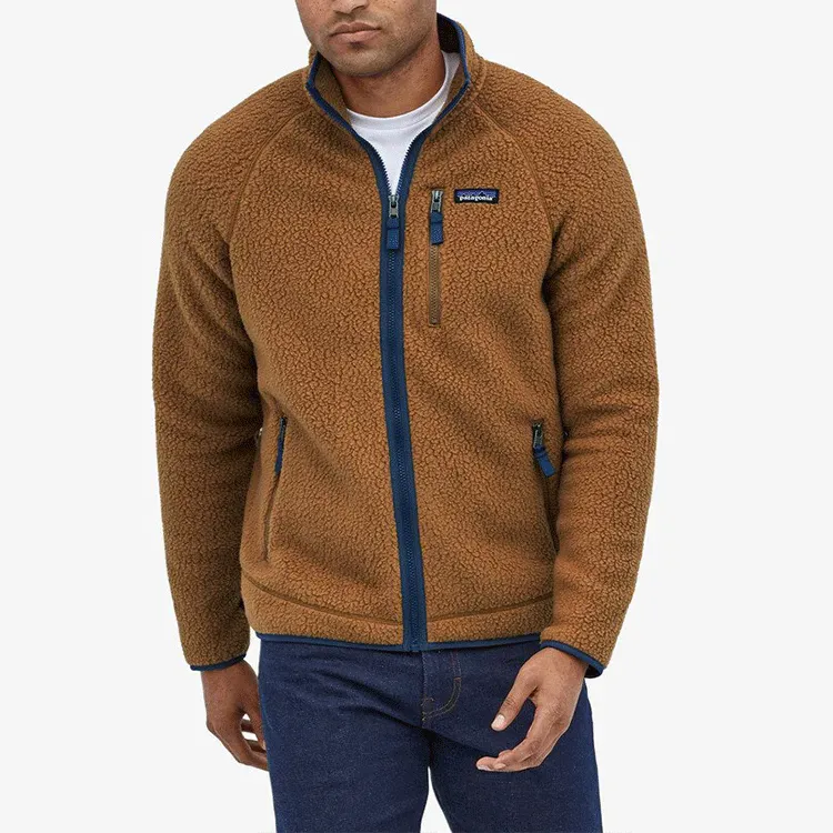 Patagonia Jackets Coats Men's Brown Comes With Necklace-2