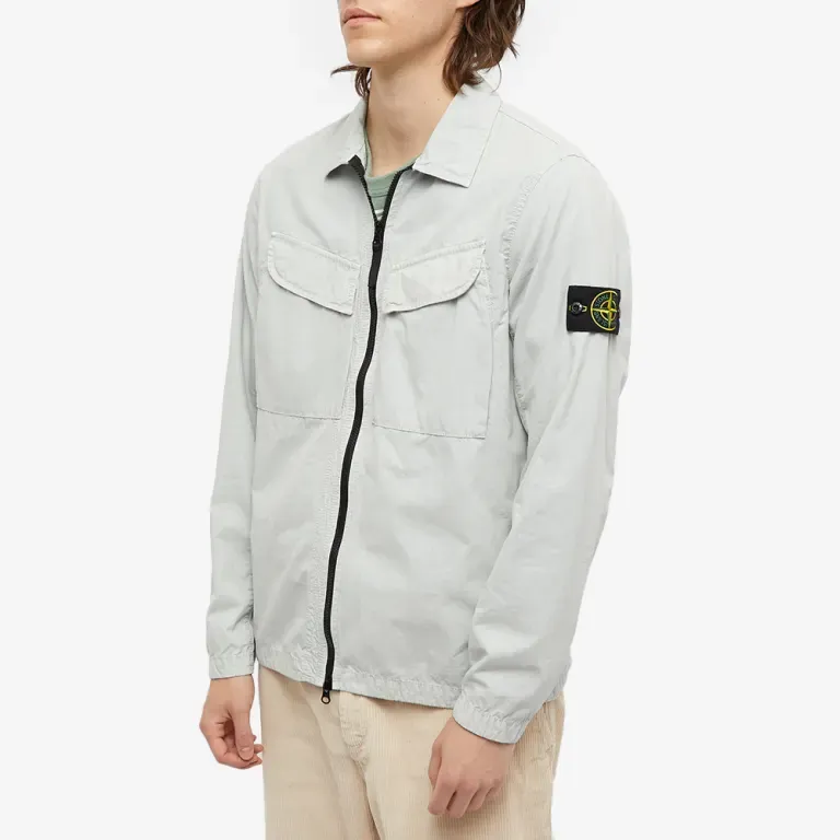 STONE ISLAND FW22 Jackets Coats Men's Pearl Gray-3