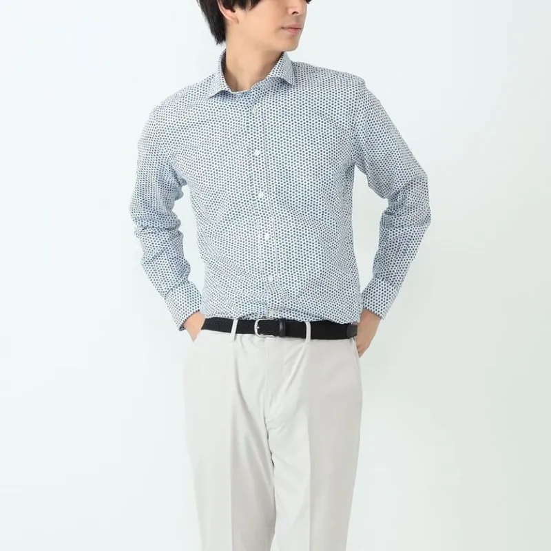 Beams Shirts Men White-3
