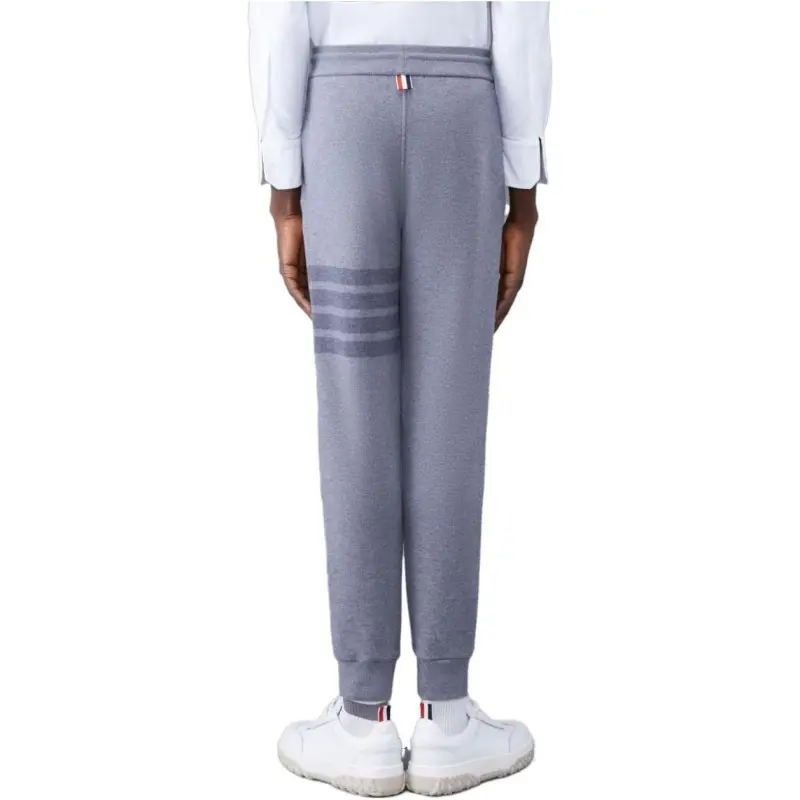 THOM BROWNE Four Bar Drawstring Joggers-5