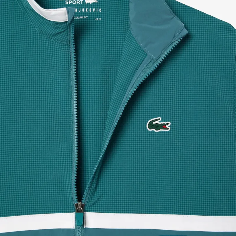 LACOSTE Djokovic Collaboration Casual Sportswear Men Aqua Blue-2