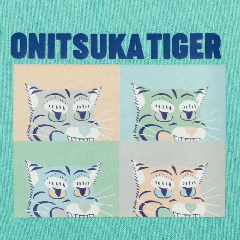 Onitsuka Tiger LS TEE T Shirt Unisex Beige-3