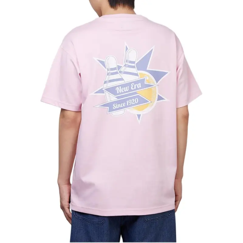 New Era T Shirts Unisex Pink-2