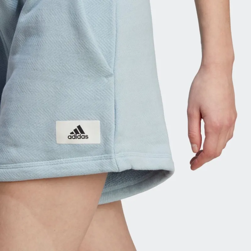 Adidas Casual Shorts Women's Blue Gray-5
