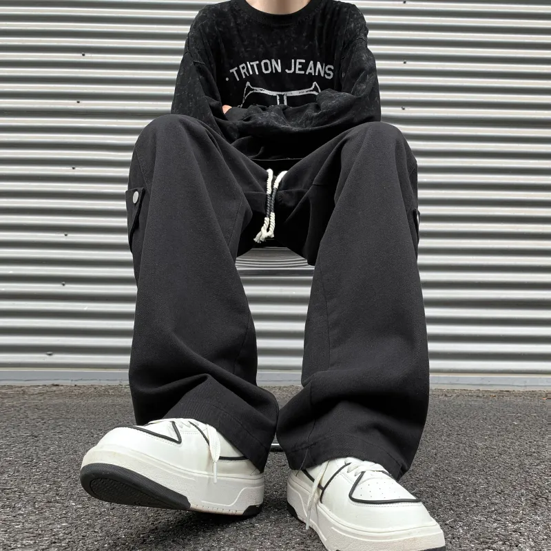 WELTER EXPERIMENT Bootcut Casual Pants Unisex-1