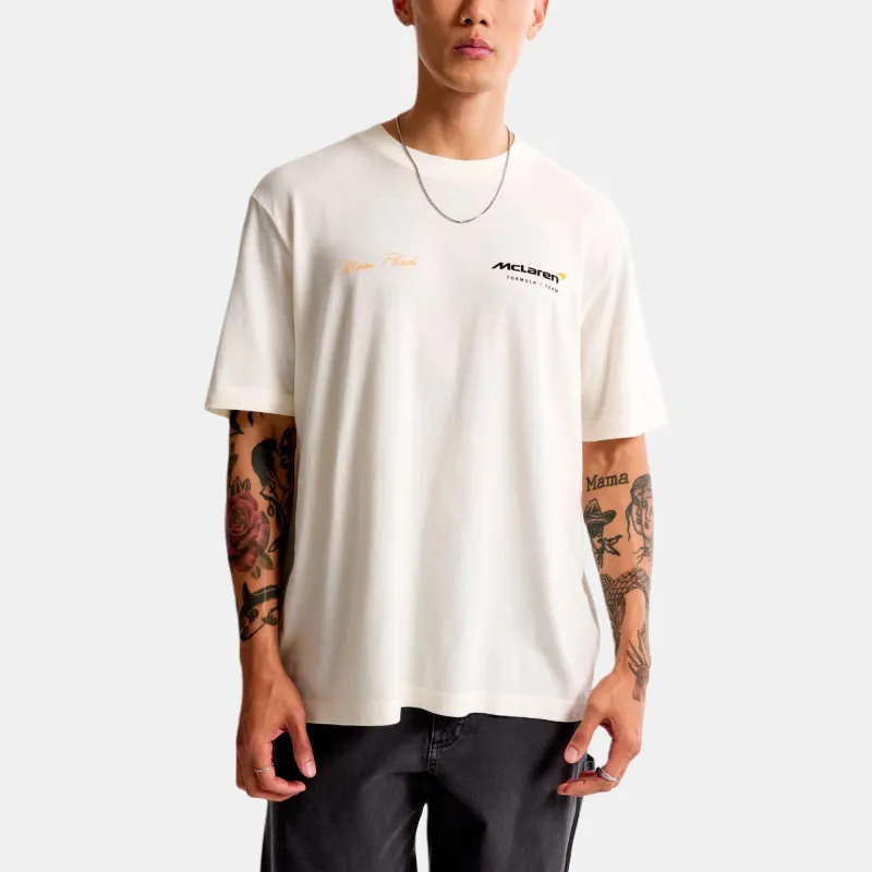Abercrombie＆Fitch T Shirt Men's Cream-2