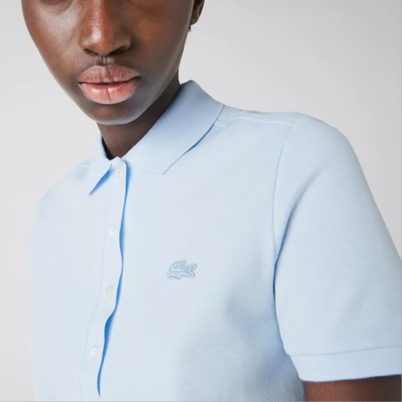 LACOSTE Polo Shirts Women's Light Blue-4