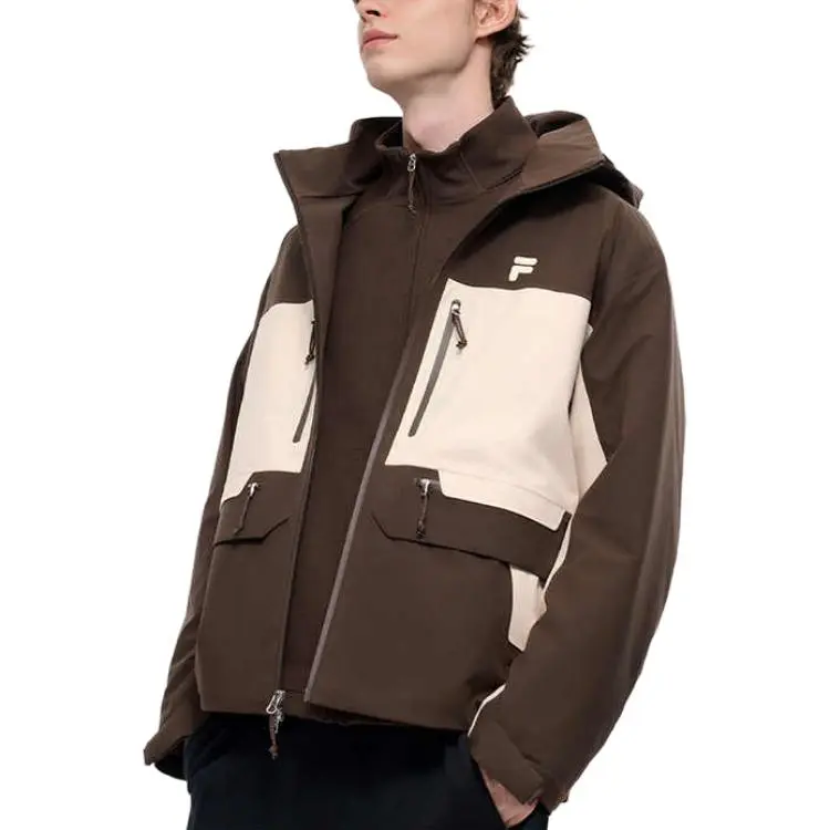 FILA FUSION Jacket Men's Dark Chestnut Brown-2