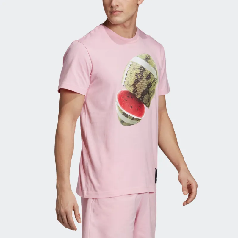 Adidas T-Shirts Men Pink-5