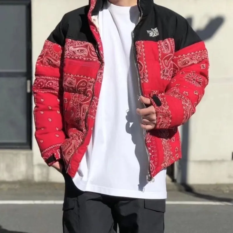 THE NORTH FACE Bandana print Padded Down Jacket-1