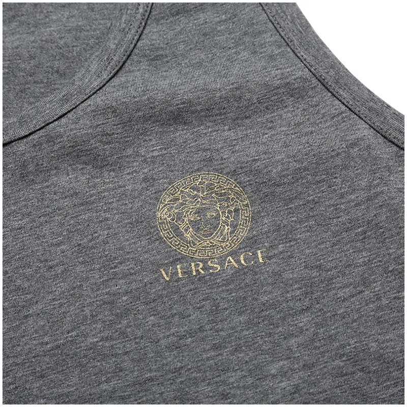 VERSACE Medusa Head-Printed Stretched Tank Top-5