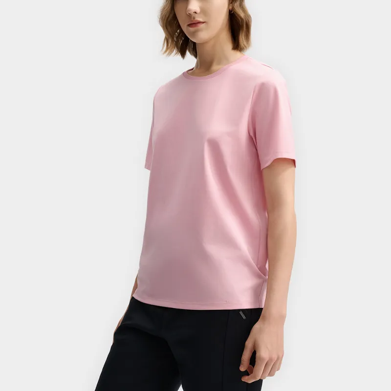 FILA WHITE T Shirt Women's Gray Purple Pink-3