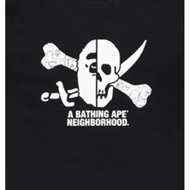 Bape X Neighborhood Ape & Skull Tee-2