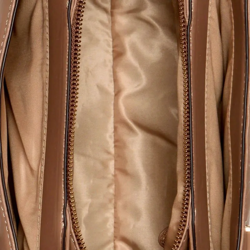 GUESS Artificial Leather Shoulder Bag Crossbody Bag Handbag Women's Chocolate-4