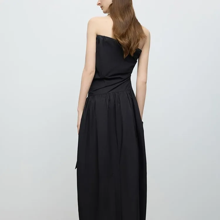 FANSILANEN Sleeveless Dresses Women's Crystal Stone Black-1