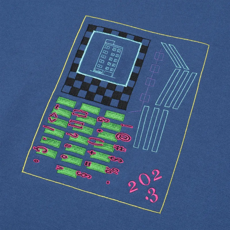 Cav Empt Sweatshirts Men Blue-3