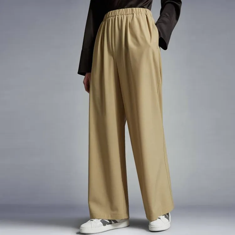Moncler Casual Pants Women's Brown-2
