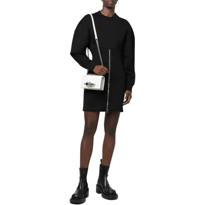 Alexander McQueen Zipped Long Sleeved Dress-1