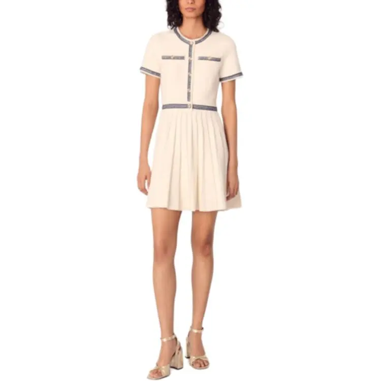 Maje Pleated Mini Dress-3