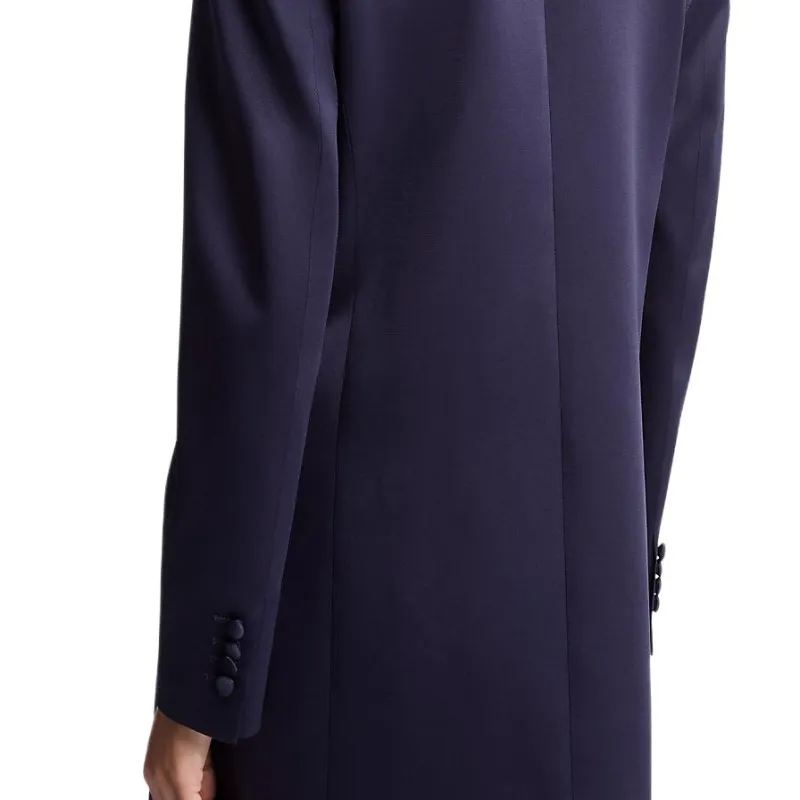 MICHAEL KORS Double Satin Charmeuse Boyfriend Blazer-2