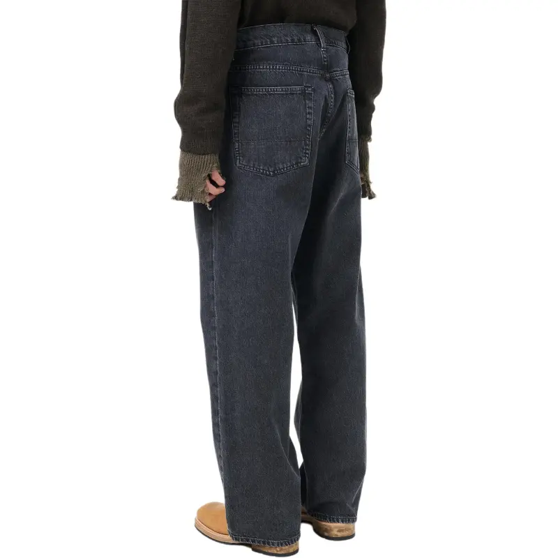 OUR LEGACY Straight Leg Washed Jeans-4