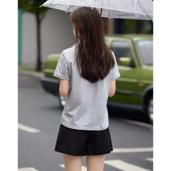 Mo Han Yi Mei T Shirt Women's Light Heather Gray