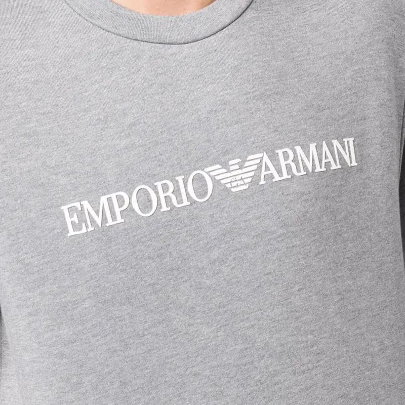 EMPORIO ARMANI Modal blend Sweatshirt With Logo Print-10