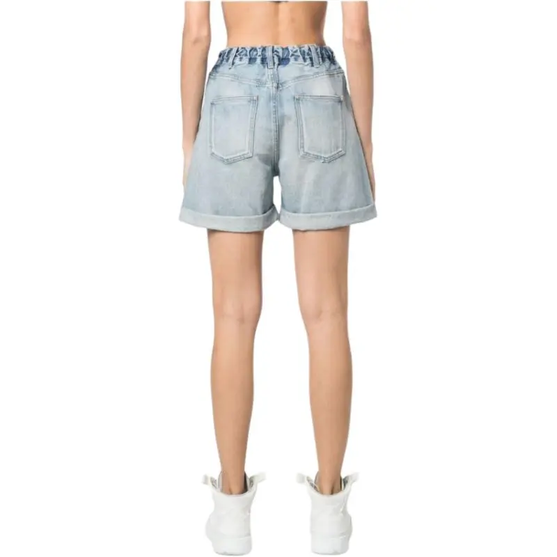 CELINE Denim Shorts Women's Blue-4