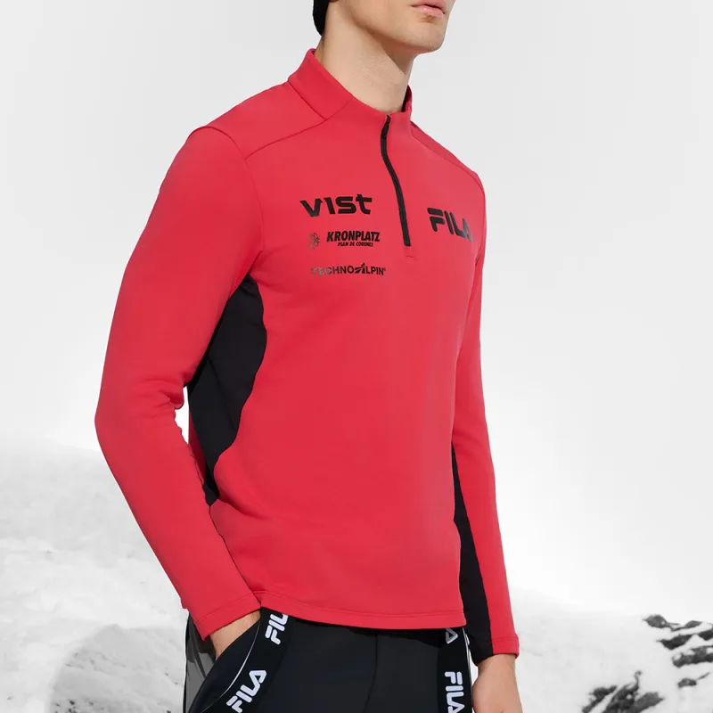 FILA Athletics SKI T Shirt Men's Red-4