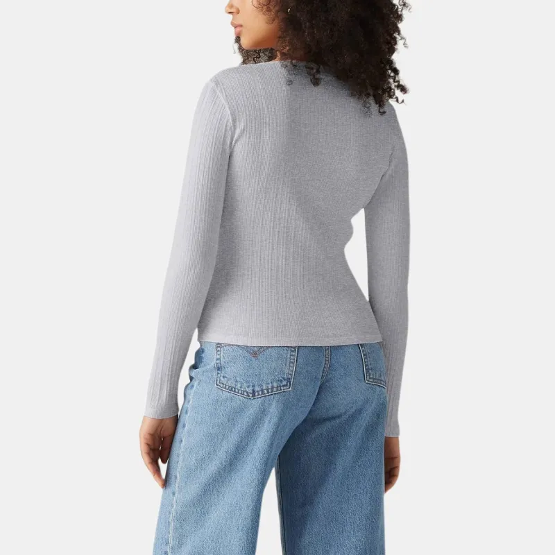 Levis T-Shirts Women's Gray-3