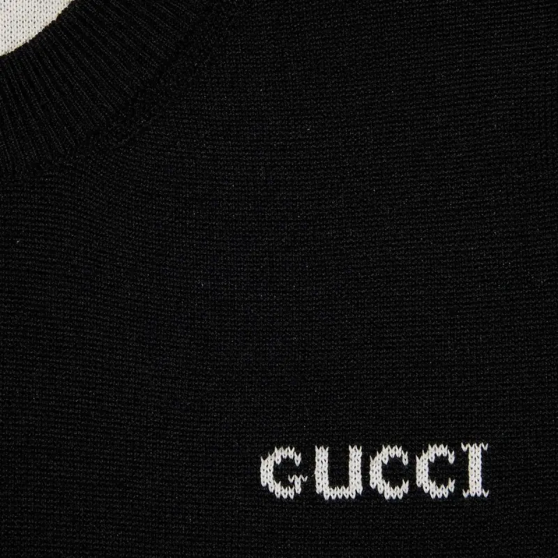 GUCCI Gg Intarsia Knit Top-5