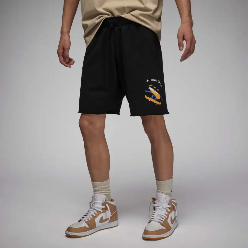 Jordan Casual Shorts Men Black-3