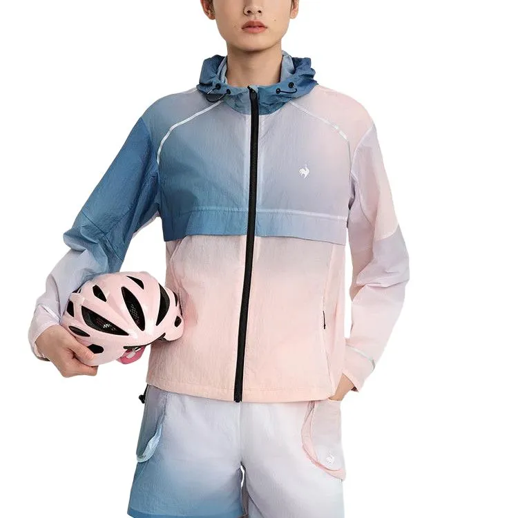 Le Coq Sportif Jackets & Coats Women's Gray Blue-2